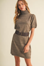 Belted Sweater Dress