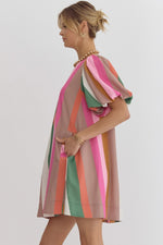 Vertical Stripe Dress