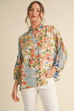 Floral Chiffon Blouse