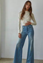 Jacquard Fishnet Top