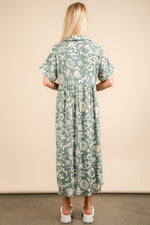 Abstract Midi Dress