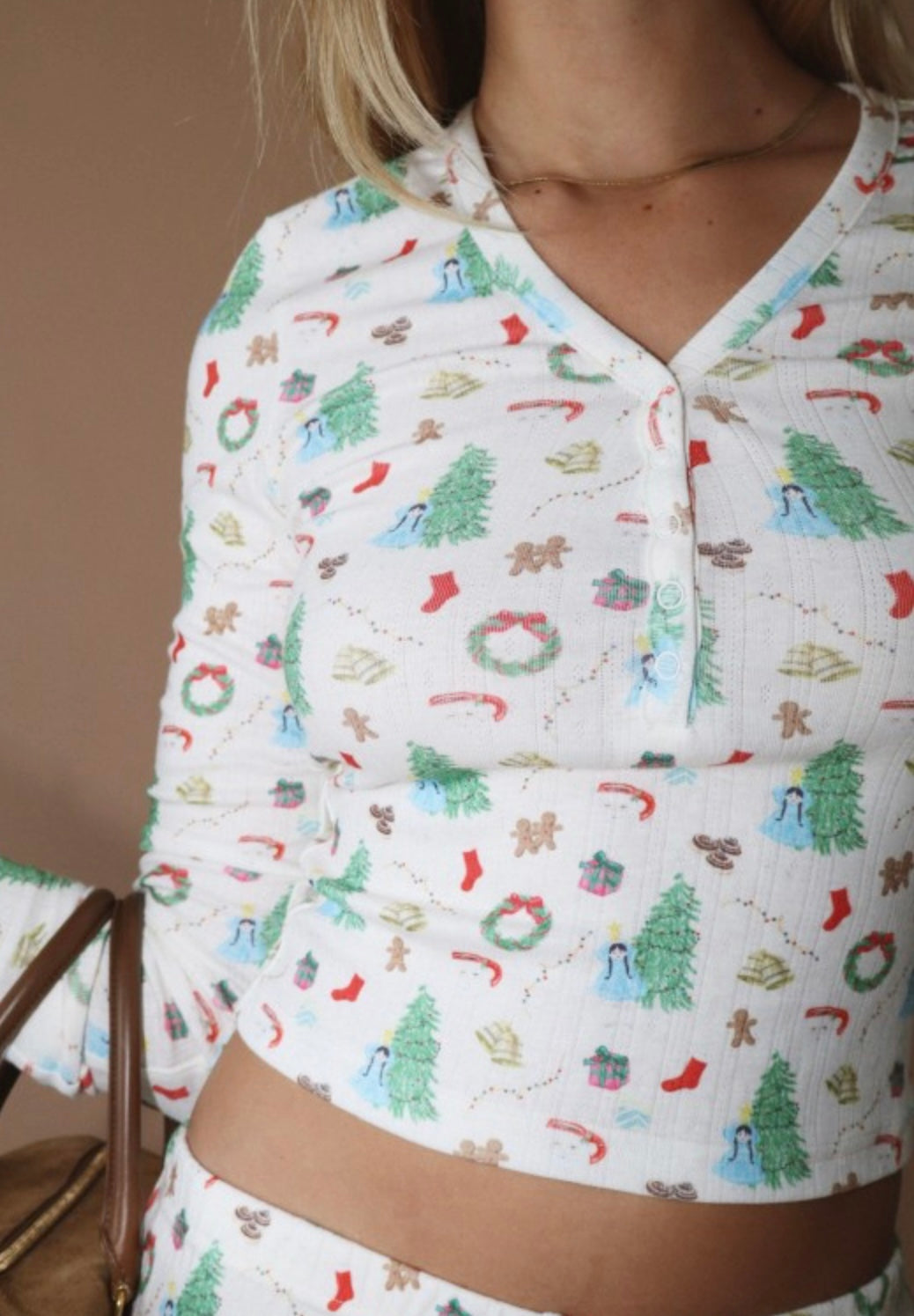 Gingerbread Henley Top