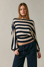Boat Neck Dolman Sweater