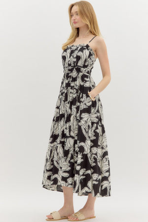Botanical Midi Dress