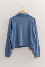 Mix It Up Collared Sweatshirt