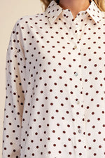 Lace Dotted Shirt