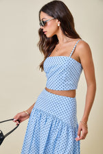 Polka Dot Crop Top