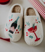 Christmas Champagne Slippers
