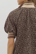 Puff Sleeve Leopard Top
