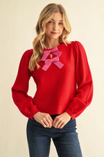 Bow Accent Sweater
