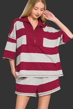 French Terry Stripe Set