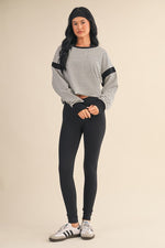 Stripe Cut-Out Top