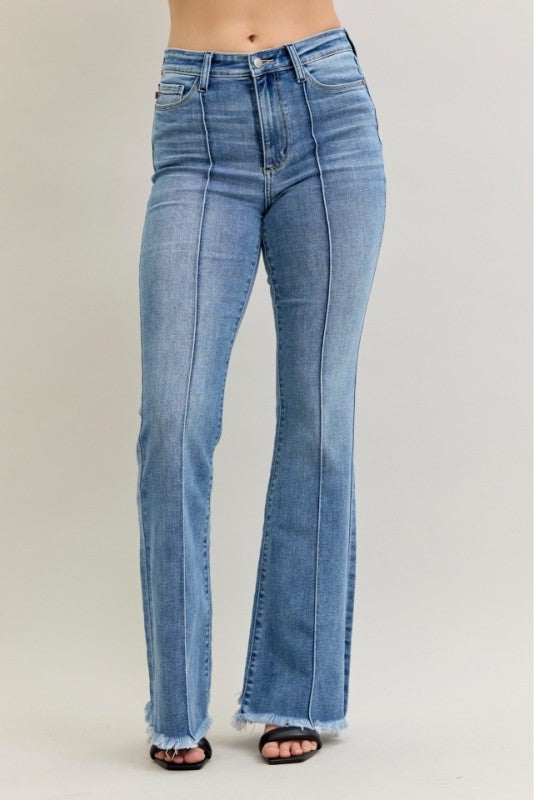 JB Flare Pintuck Jeans