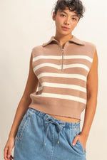 1/2 Zip Sweater Vest