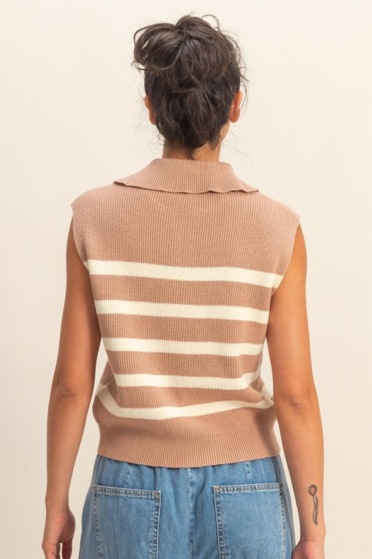 1/2 Zip Sweater Vest