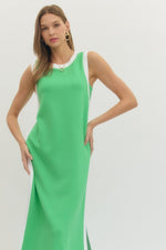 Contrast Binding Dress