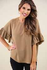 Rebecca Ruffle Top