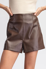 Pleather Shorts