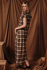 Rivers Plaid Midi Dress