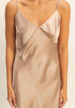 Satin Midi Dress