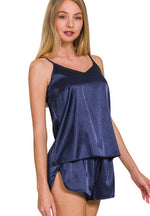 Short Satin PJ Set