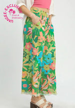 Floral Flash Pants