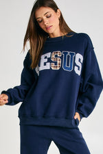 Jesus Patch Sweatshirt