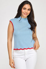 Scalloped Sweater