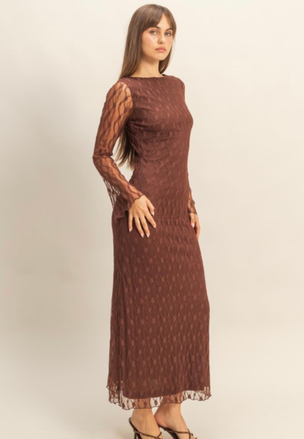 Lace Fitted Dress