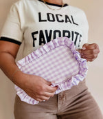 Ruffle Cosmetics Bag