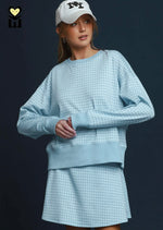 Cute Gingham Pullover