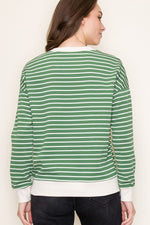 Textured Stripe Pullover