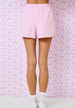 Pink Gingham Shorts