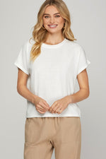 Sweater Knit Tee