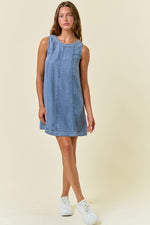 Chambray A-Line Dress