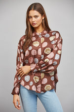 Multi Polka Dot Blouse