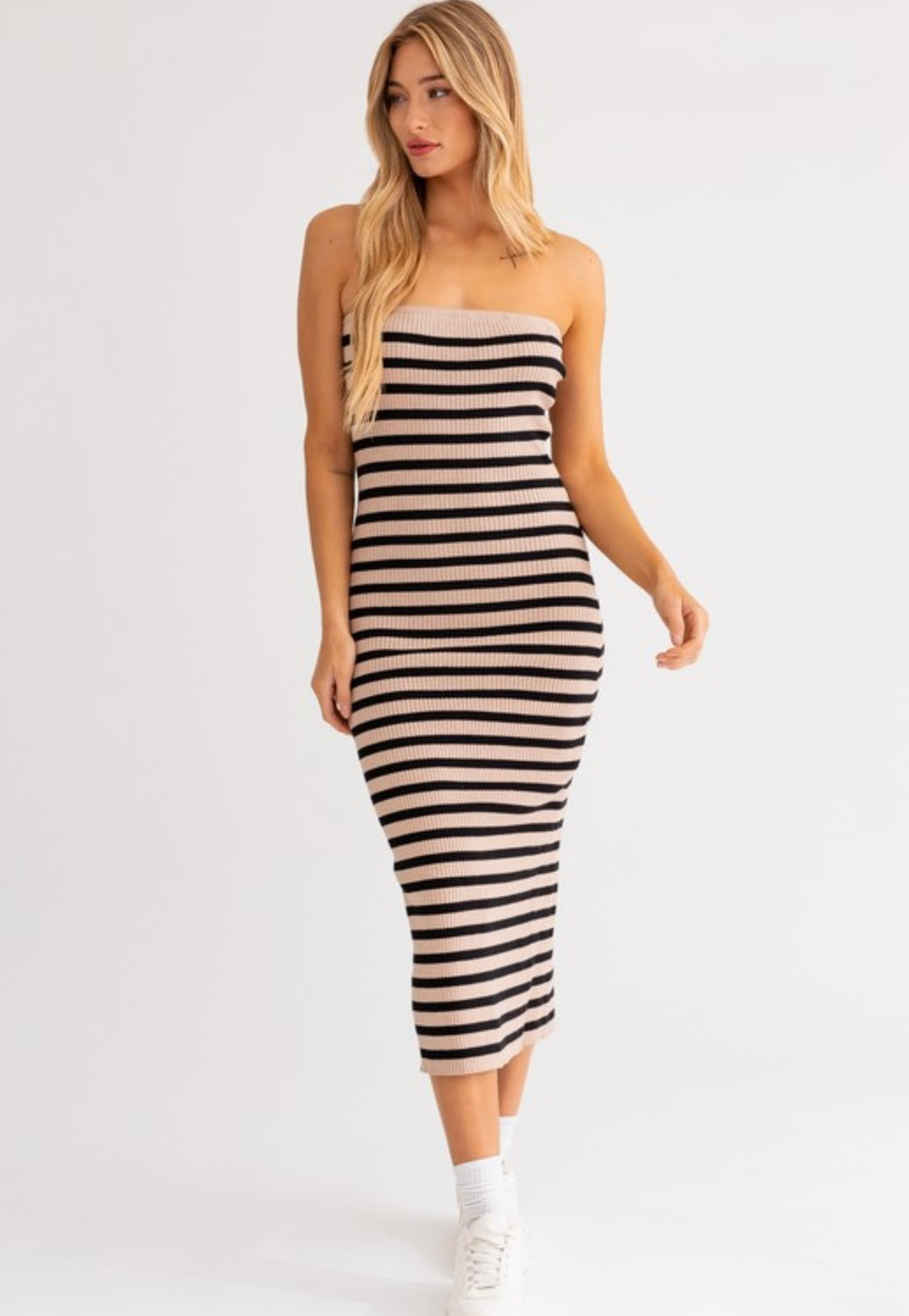 Tube Stripe Dress