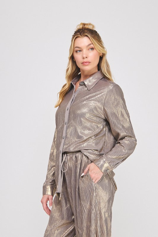 Shimmer Shell Shirt