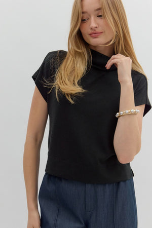 Mock Neck Pullover