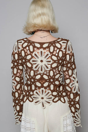 Floral Crochet Top