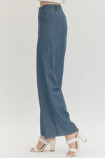Denim Wide Leg Pants