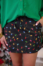 Christmas Light Skort