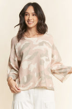 Relaxed Camo Sweater