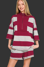 French Terry Stripe Set