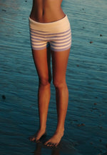 Stripe Foldover Shorts