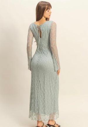 Lace Fitted Dress