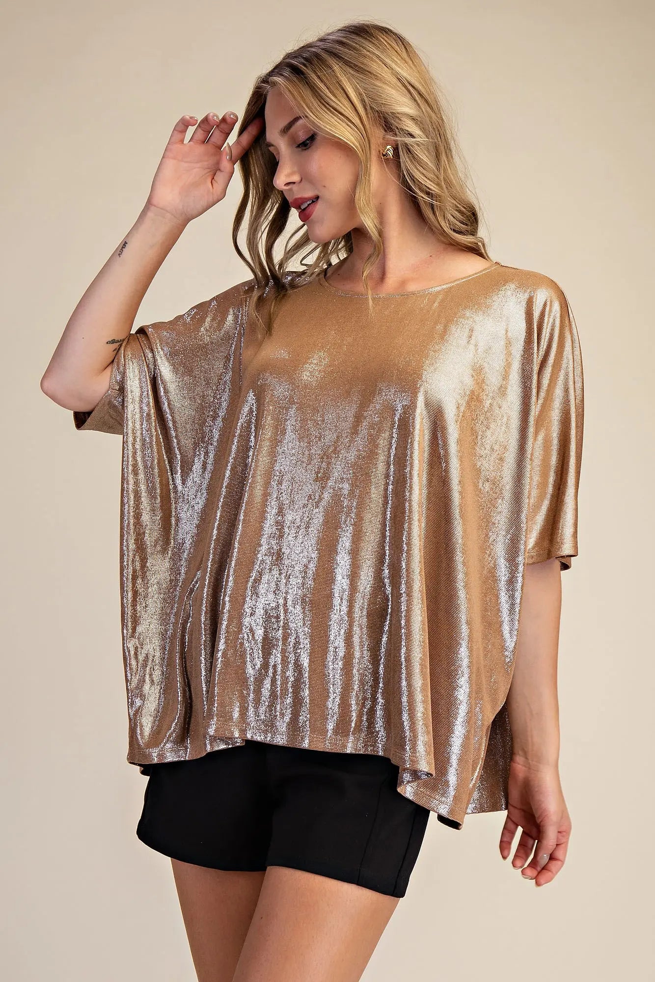 Shimmering Knit Top