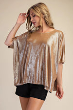 Shimmering Knit Top