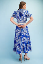 Scarf Print Midi