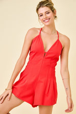Walking Broadway Red Romper